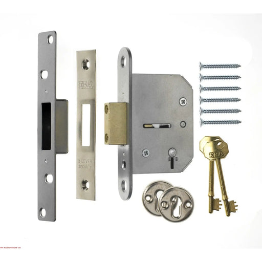 Era Viscount Mortice Deadlock Chrome 76mm