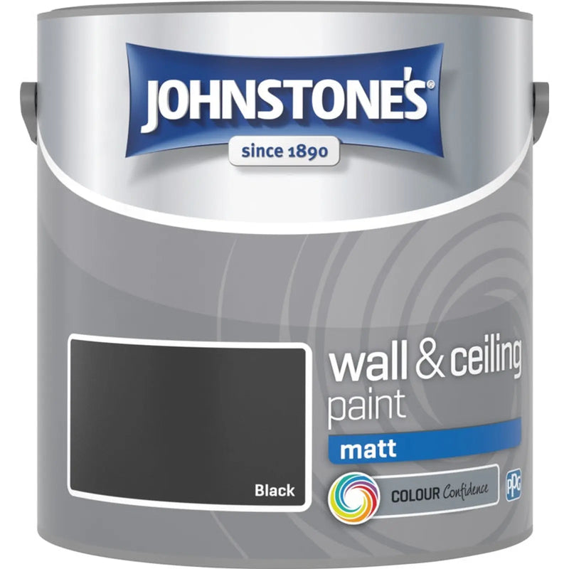 Johnstone's Wall & Ceiling Matt 2.5L Black