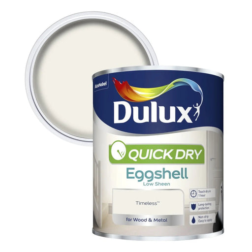 Dulux Quick Dry Eggshell 750ml Timeless