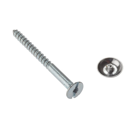 Mirror Screw Chrome 1 1/2" 10 Per Bag (D26)