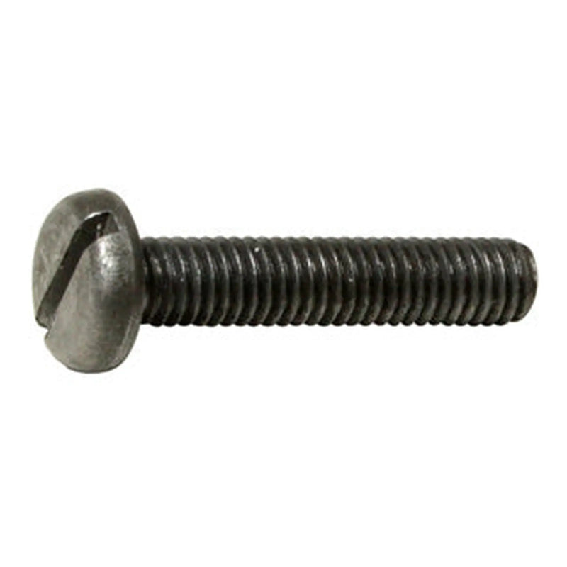 MetalMate Screw BZP M6x12 Slot Pan Hd DIN85 Bx 250