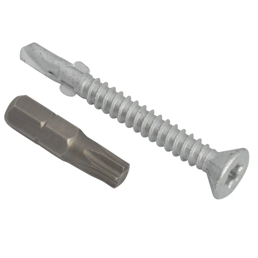 TechFast Roof Screw Winged Csk Per 50 TimberSteel L/D 5.5x109