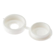 Screw Cover Cap Hinged DkBrown 100 Per Bag (D27)