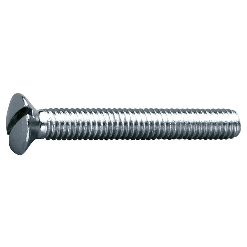 MetalMate Screw Brass M3.5x25 Slot Raised Hd DIN964 Bx 100