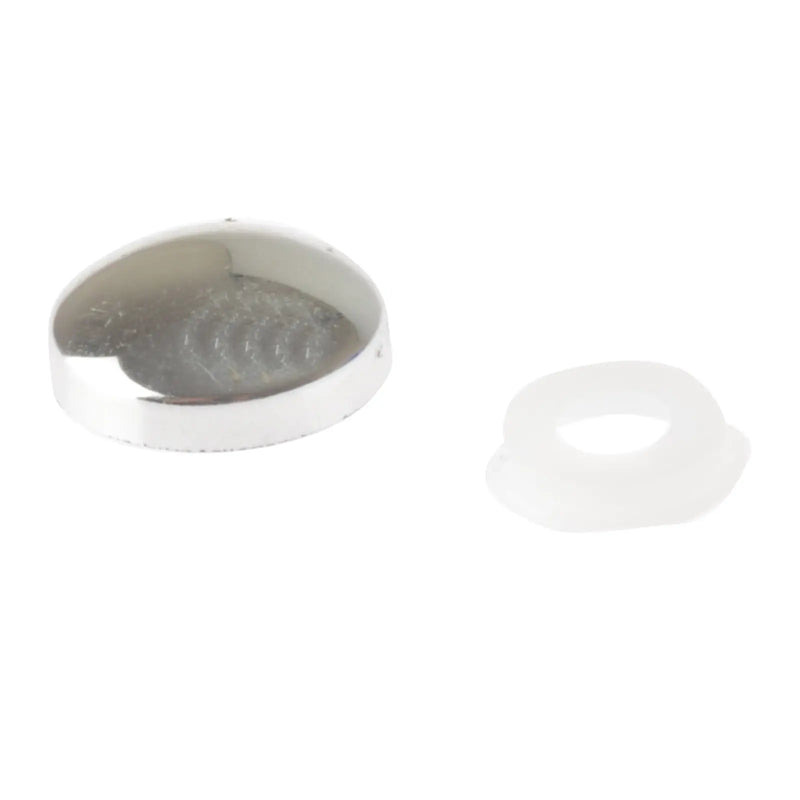 Plastic Dome Cap Chrome Bag 200 (D28)