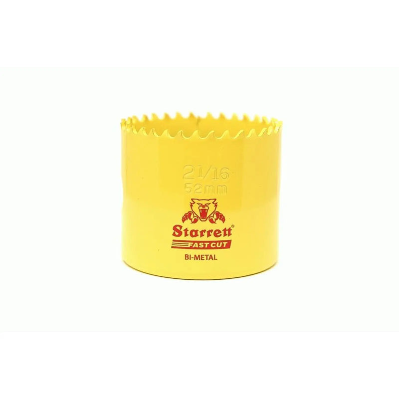 Starrett Holesaw Fast Cut Each - 52mm - 2 1/16" FCH216