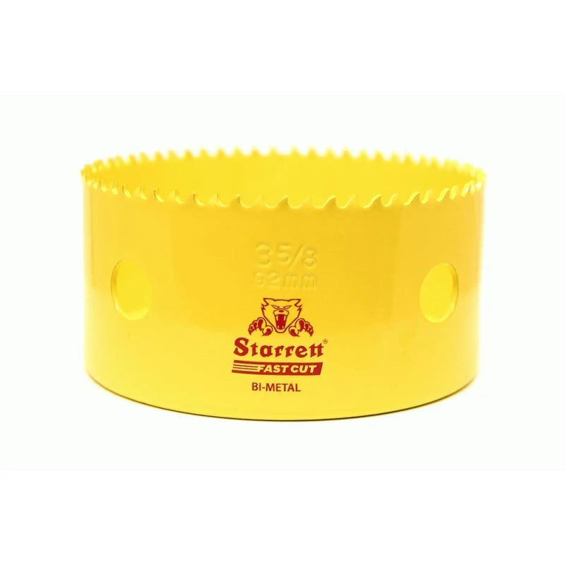 Starrett Holesaw Fast Cut Each - 92mm - 3 5/8" FCH0358
