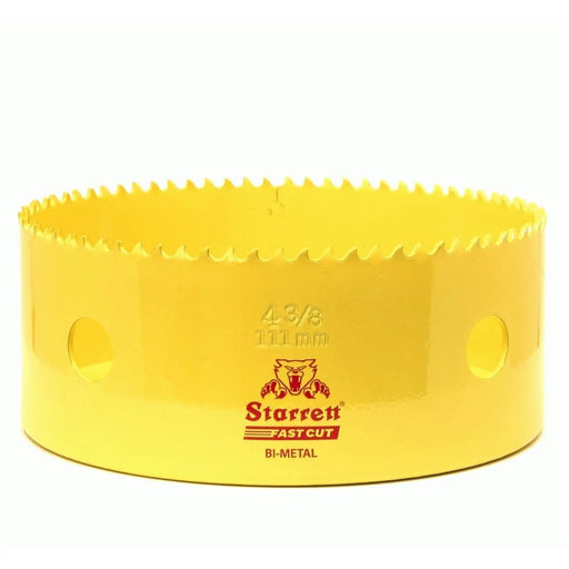 Starrett Holesaw Fast Cut Each - 111mm - 4 3/8" FCH0438
