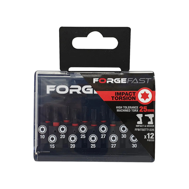 ForgeFast Impact Bit Set BP 12 piece TX 25mm