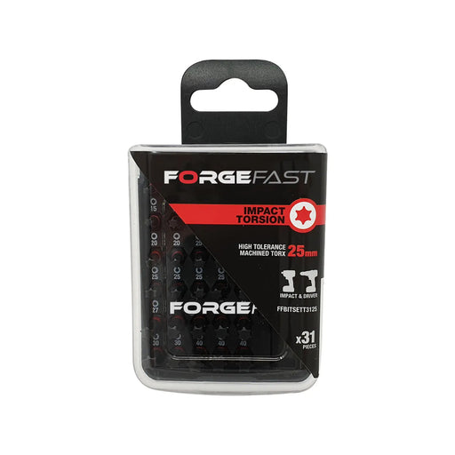 ForgeFast Impact Bit Set BP 31 piece TX 25mm
