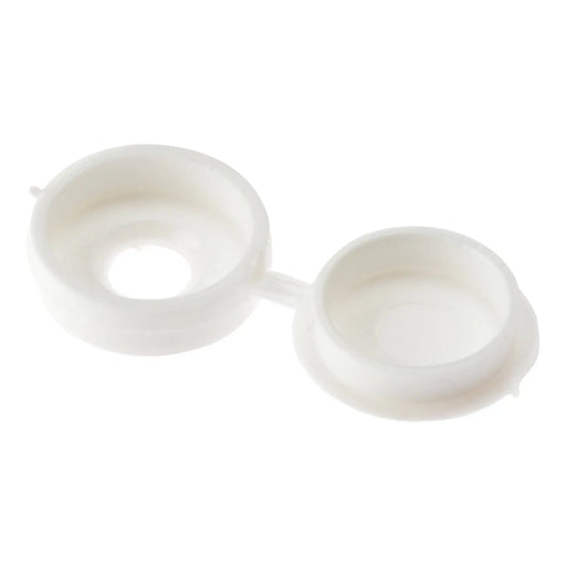 ForgePack Hinged Cover Cap 20 per Pk No.6-8's White (S)