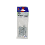 ForgePack Multi-Purpose Screw 20 per Pk ZP 4.0x60mm (L)