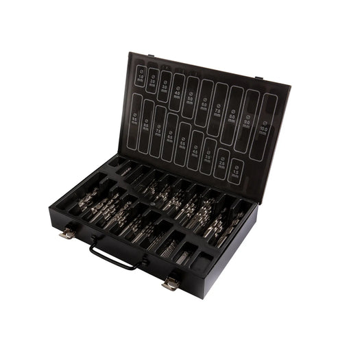HSS-G Drill Set Metal DIN338 Each Fully Ground 170-piece