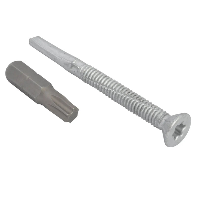 TechFast Roof Screw Winged Csk Per 50 TimberSteel H/D 5.5x109