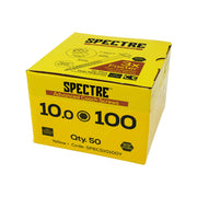 Spectre Coach Screw M10x60 Bx 50 Yellow Zinc