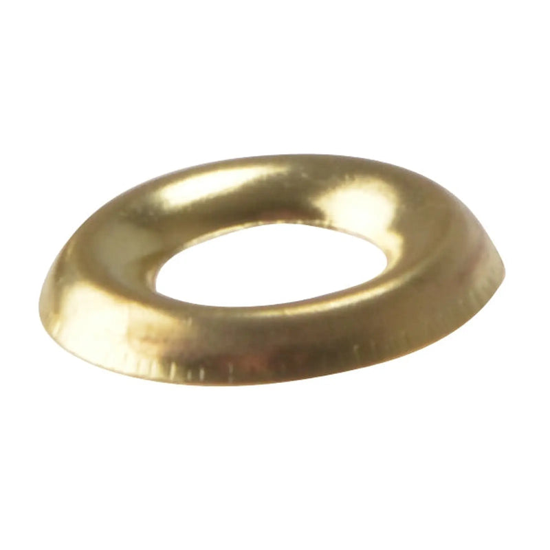 Screw Cup Washer No.10's Brass 200 Per Bag (D26)