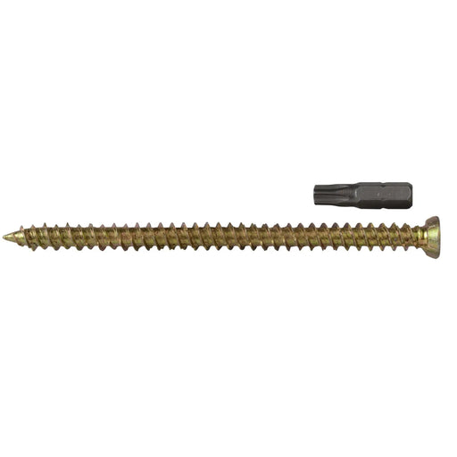 Concrete Frame Screw 7.5x52mm Bx 100 ZYP