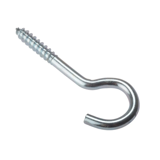 Screw Hook ZP 80x12 10 Per Bag (D26)