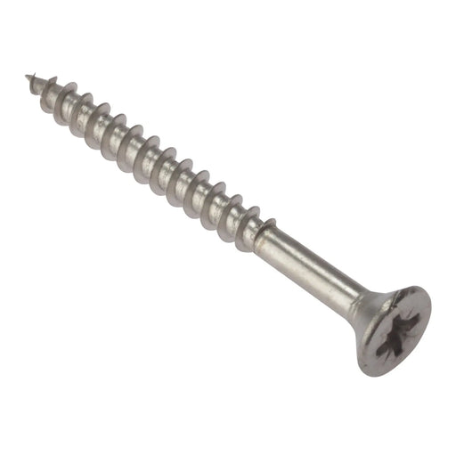 Multi Purpose Screw SS 3.5x20 A2 3/4"x6 Csk PZ Bx 200