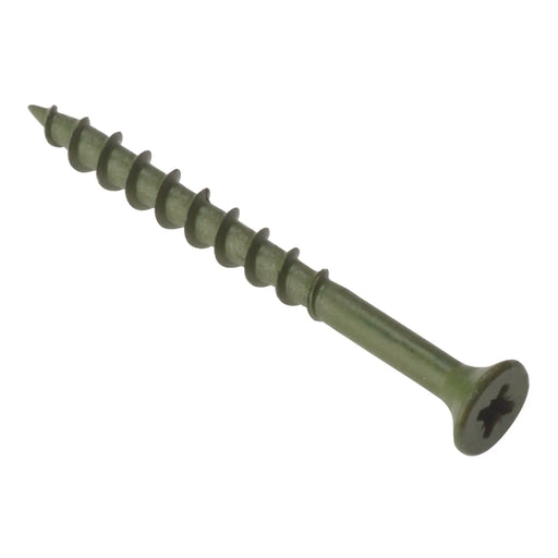 Decking Screw Green 4.5x55mm Bx 200