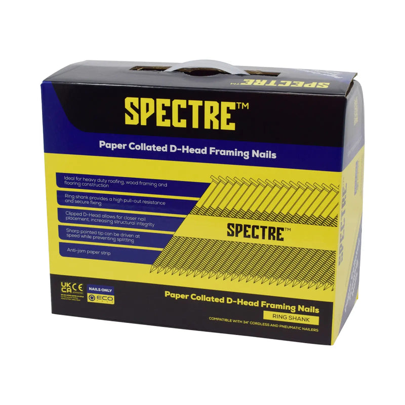 Spectre Collated Framing Nail R/Pk 2.8x50mm Bx 1100 Galv