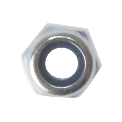 Nylon Locking Nut BZP M8 100 Per Bag DIN982 (D27)