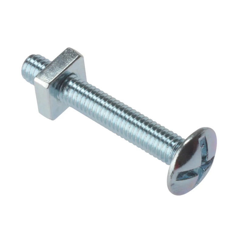 Roofing Bolt & Nut ZP M8x60 25 Per Bag (D27)