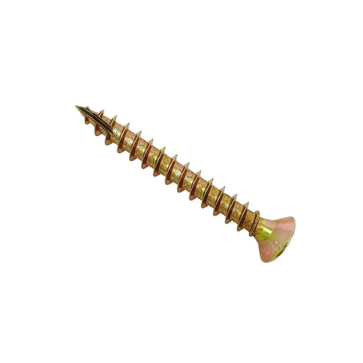 Spectre Woodscrew 5.0x25mm Bx 200 Yellow Zinc