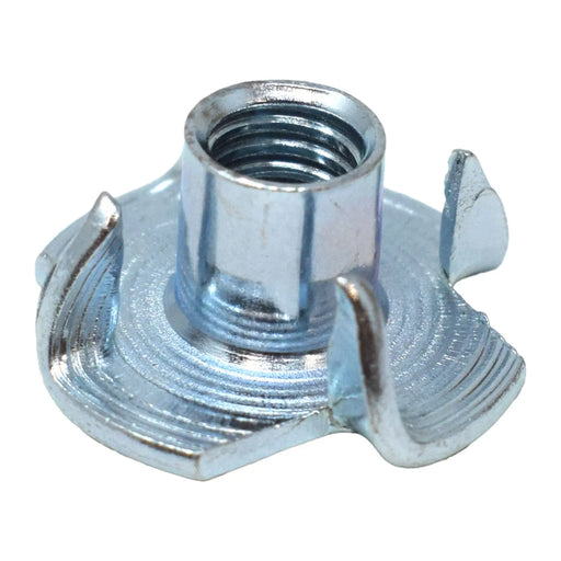 MetalMate Tee Nut BZP M5 Four Prongs 8.0mm Bx 25