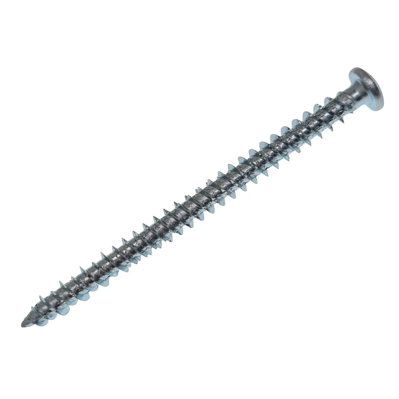 P/Head Concrete Screw 7.5x142 Per 100 Zinc