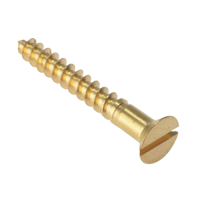 Screw Slot Csk Brass 1 1/4x10 Bx 200