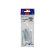 ForgePack Multi-Purpose Screw 10 per Pk ZP 5.0x80mm (L)