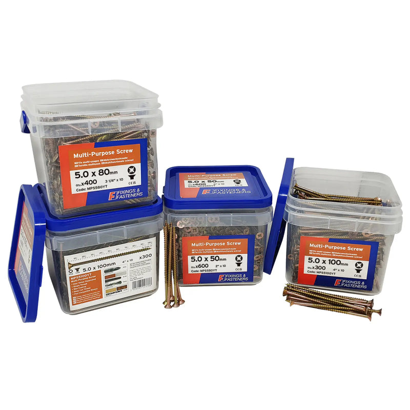 Multi Purpose Screw ZYP 5.0x80 Tub 400