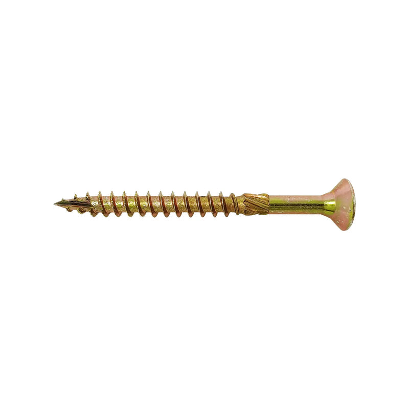 Spectre Woodscrew 3.5x20mm Bx 200 Yellow Zinc