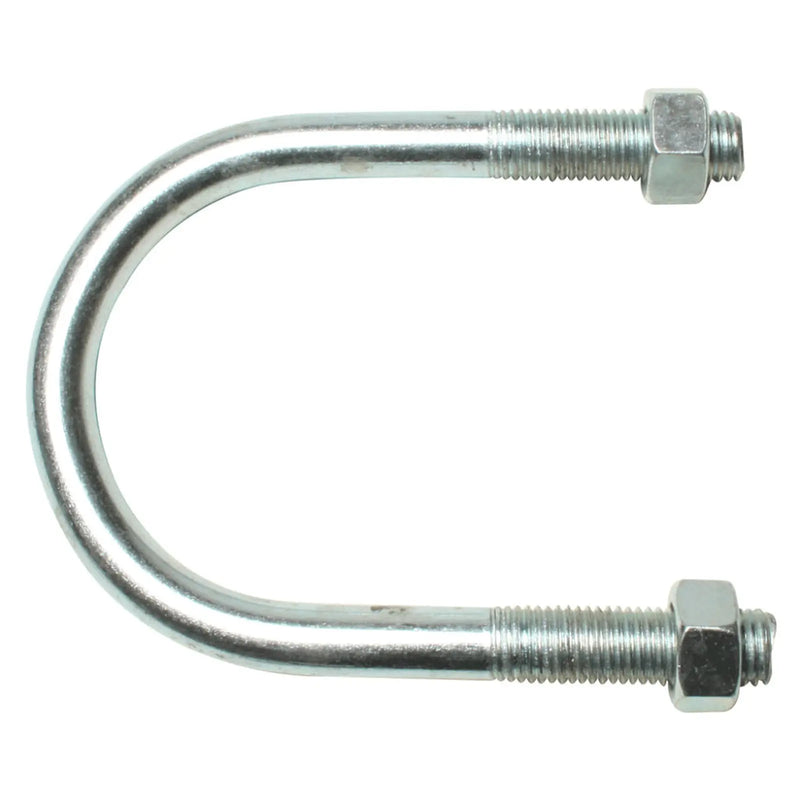 MetalMate U Bolt BZP M16x80 C/W 2 Nuts Bx 50