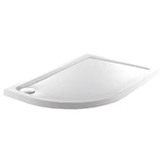 Pure Baths ALPHA LH 1200MM X 800MM QUADRANT ANTI-SLIP SHOWER TRAY TRAY 550MM RADIUS