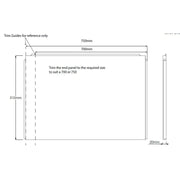 Pure Baths 750mm End Bath Panel