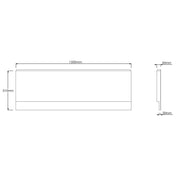 Pure Baths 1500mm Front Bath Panel