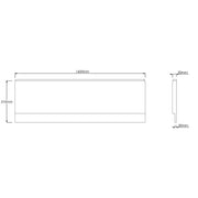 Pure Baths 1600mm Front Bath Panel
