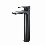 Pure Baths CHI BLACK ELECTROPLATED TALL MONO BASIN    MIXER FOR COUNTERTOP BASINS