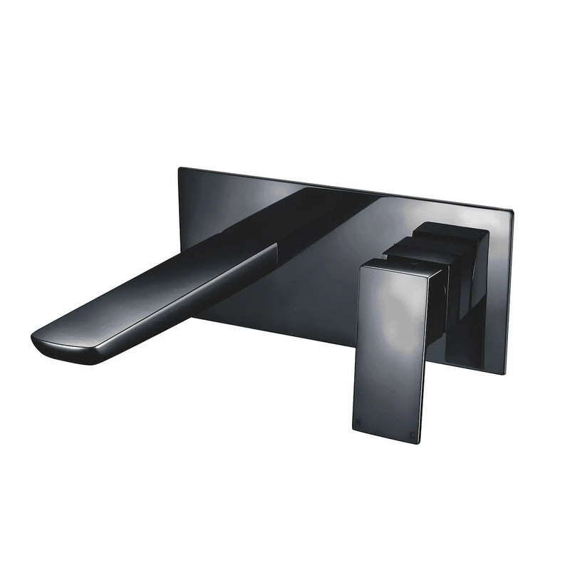 Pure Baths CHI BLACK ELECTROPLATED WALL MOUNTED       BASIN FILLER