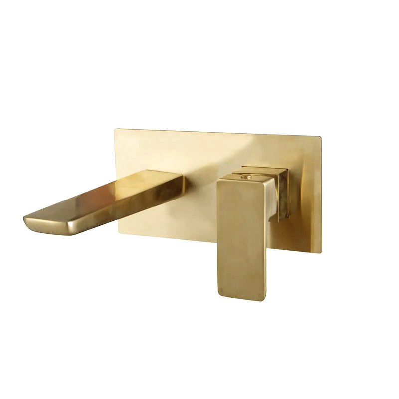 Pure Baths CHI BRUSHED BRASS PVD WALL MOUNTED         BASIN FILLER