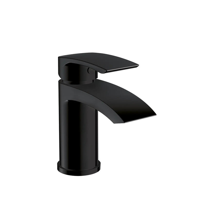 Pure Baths PSI BLACK ELECTROPLATED MONO BASIN MIXER   INCL PUW