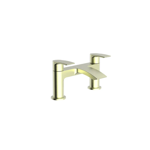 Pure Baths PSI BRUSHED BRASS PVD BATH FILLER 2TH, ONE SPOUT DOES NOT INCLUDE BATH WASTE