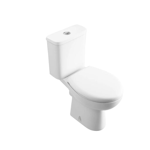 Pure Baths Glade Smooth 390mm x 650mm x 365mm Close Coupled WC Pan - White