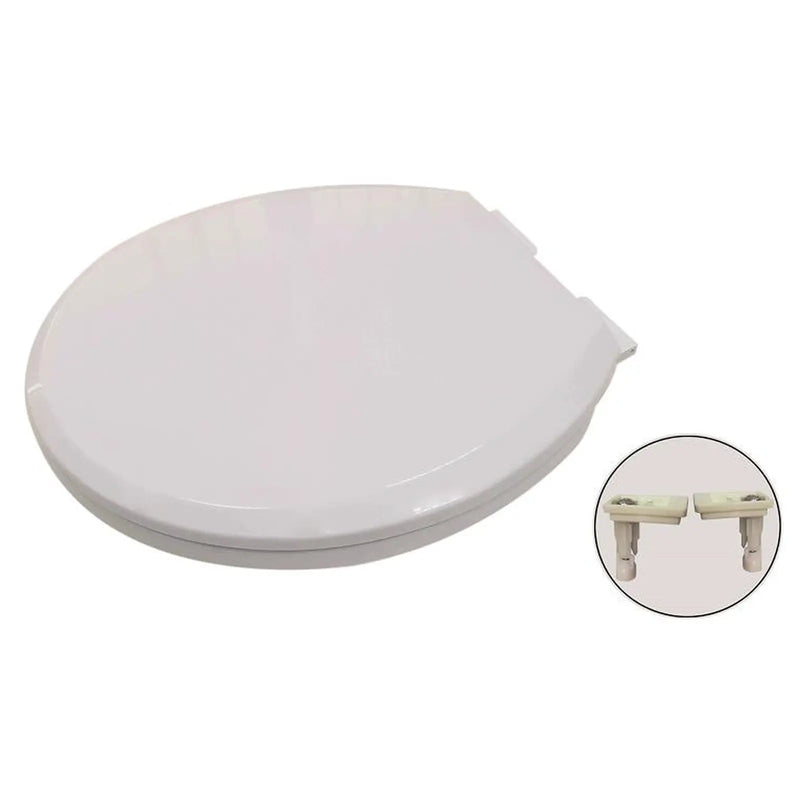 Pure Baths Glade Oval Smooth Soft Close Seat - White