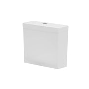 Pure Baths Eclipse Square 380mm x 380mm 6/4L Dual Flush Cistern & Mechanism - White
