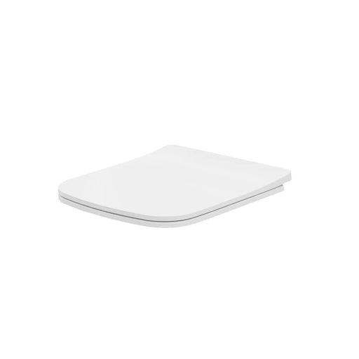 Pure Baths Eclipse Square Sandwich Soft Close Seat  - White