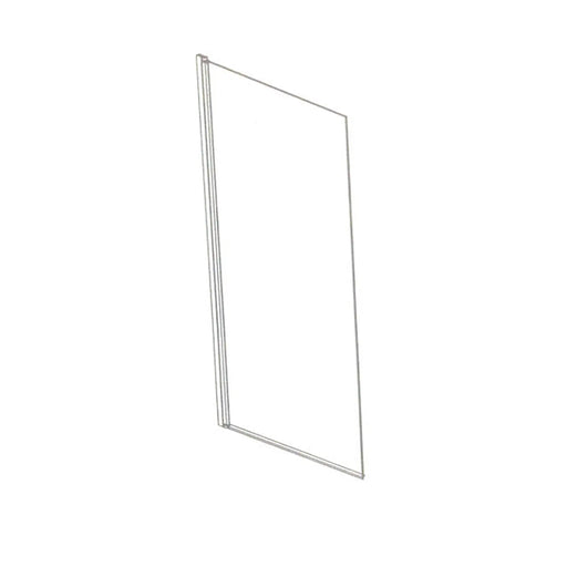 Pure Baths Belmont 6mm x 800mm x 1400mm Square Bath Screen