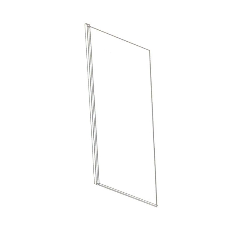 Pure Baths Belmont 6mm x 800mm x 1400mm Square Bath Screen